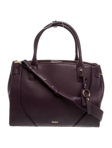 Leather Top Handle Bag