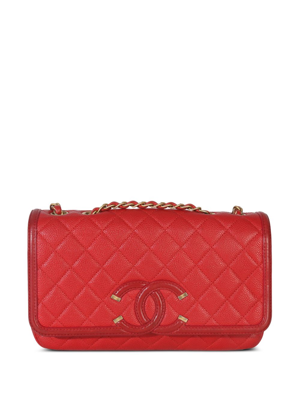 2018-2019 small Filigree Flap  quilted caviar shoulder bag