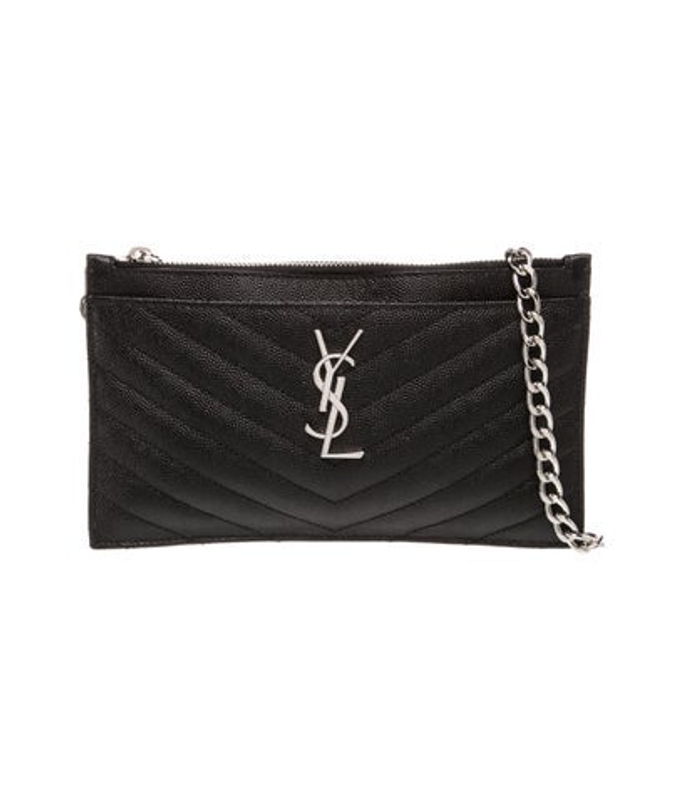 Saint Laurent Laurent Chevron Clutch