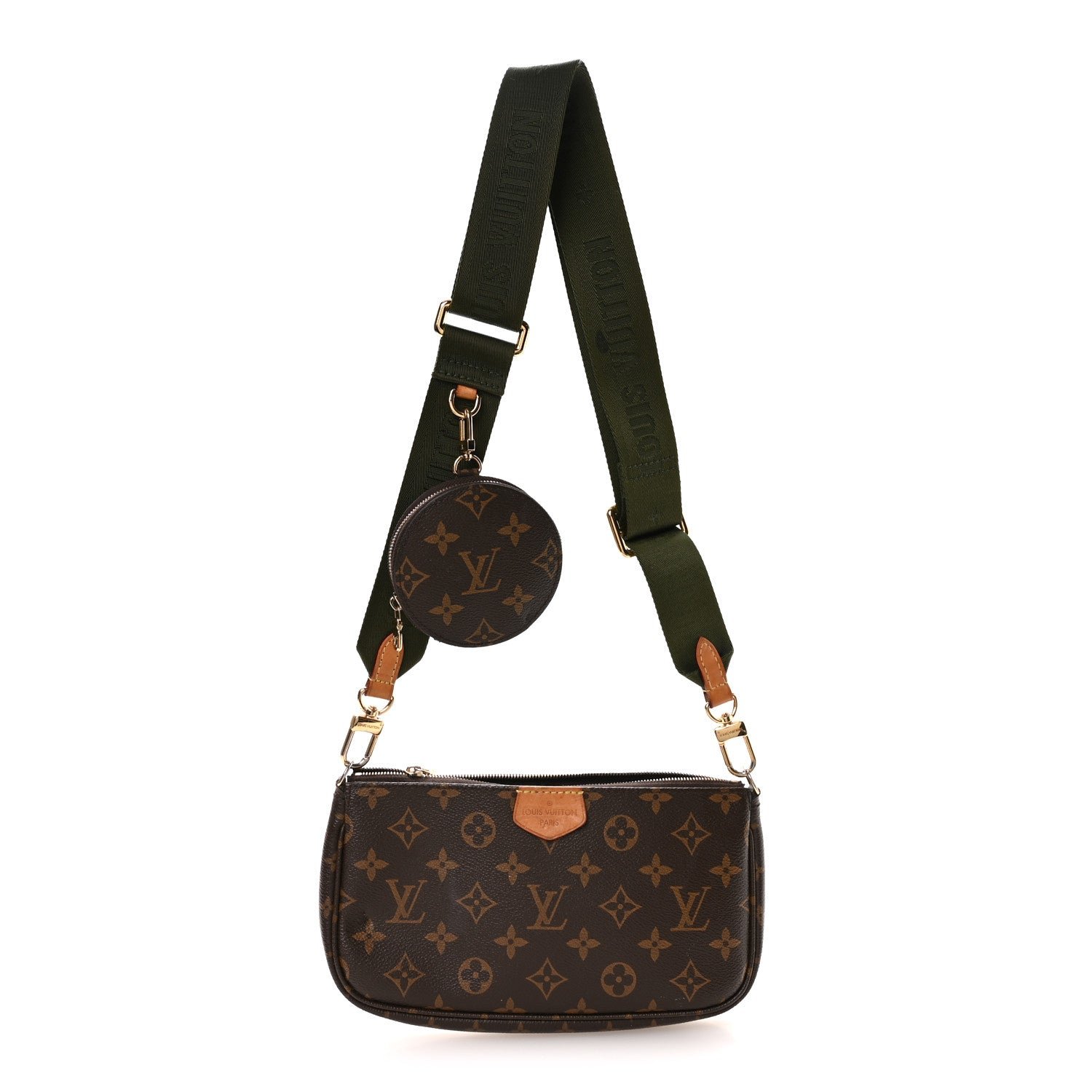 Louis Vuitton Monogram Multi Pochette Accessories Large Pochette  Kaki