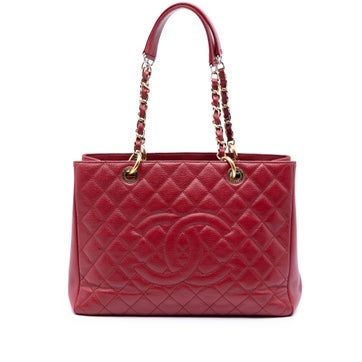 Calf Leather Caviar Grand Shopping Tote
