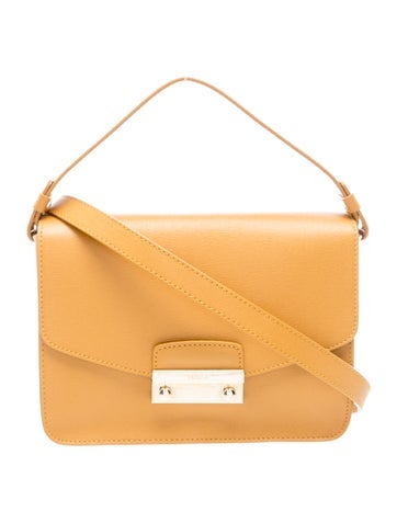 Leather Top Handle Bag