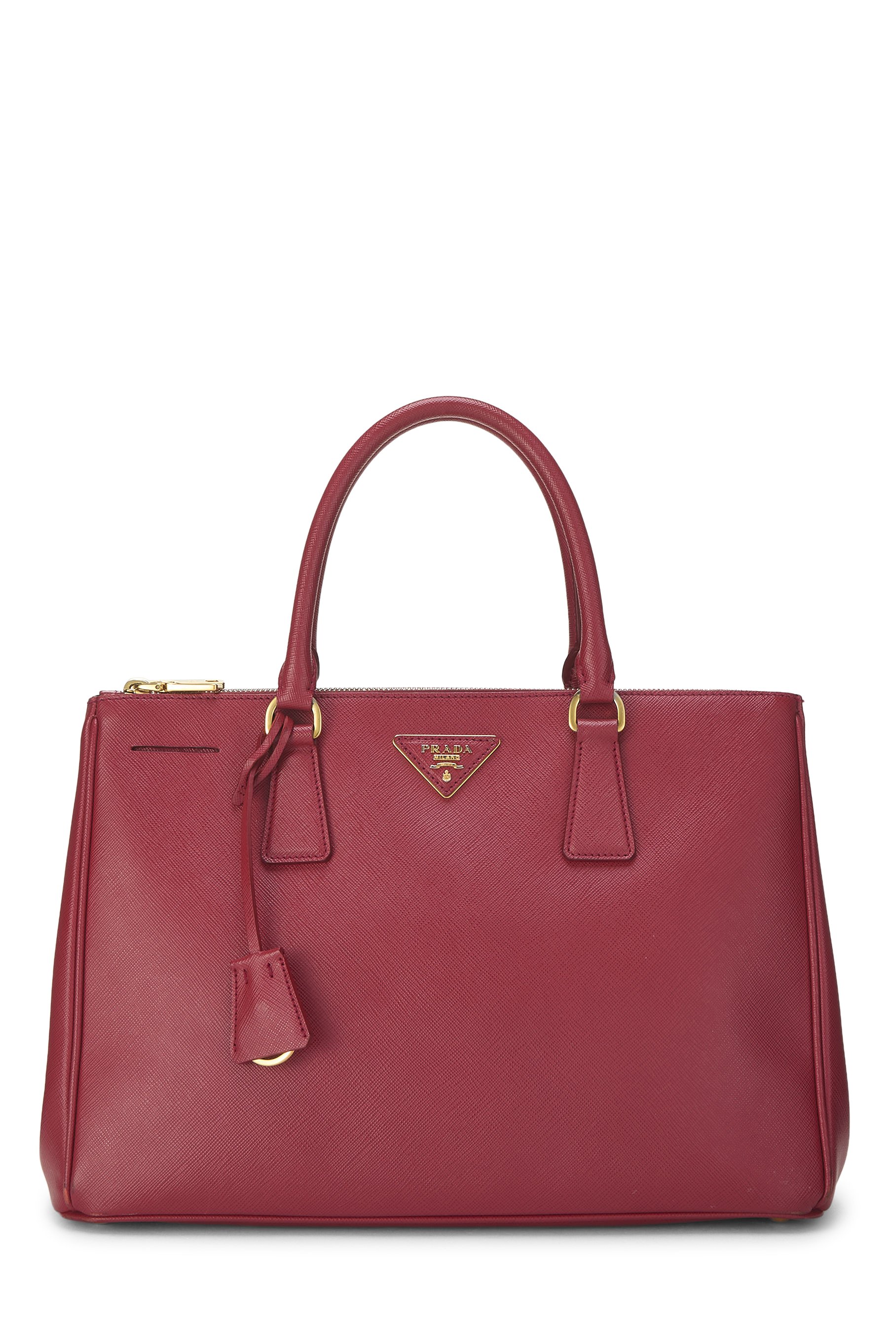 Red Saffiano Executive Tote Large