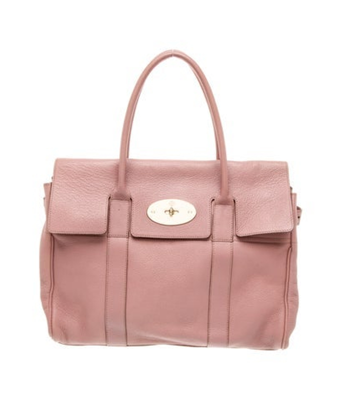Mulberry Leather Top Handle Bag