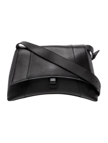 Balenciaga Leather Downtown Shoulder Bag Medium 2023 w/ Tags