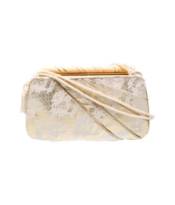 Judith Leiber Leiber Vegan Leather Crossbody Bag