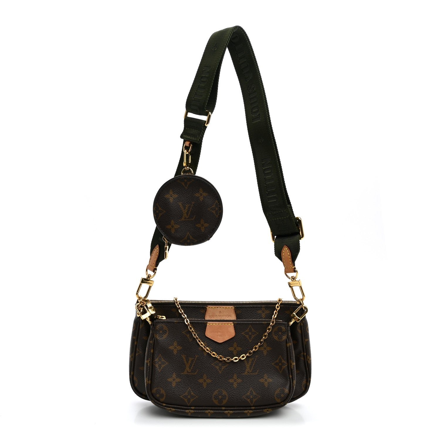 Louis Vuitton Monogram Multi Pochette Accessories Kaki
