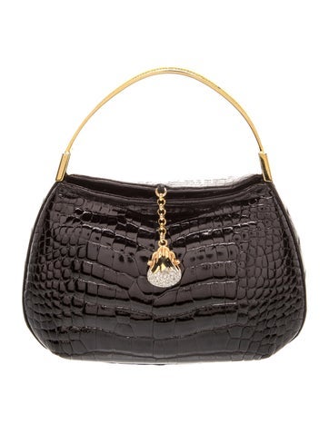 Alligator Top Handle Bag