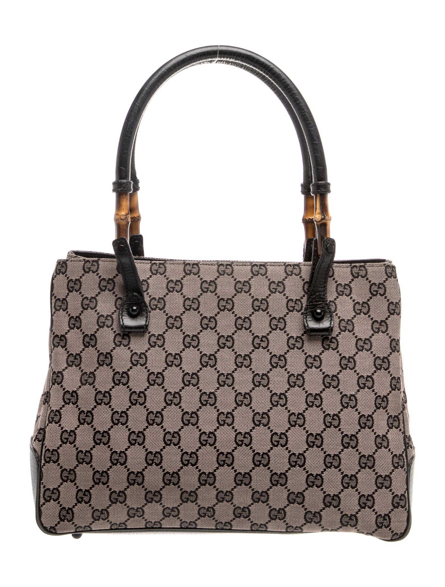 GG Canvas Top Handle Bag