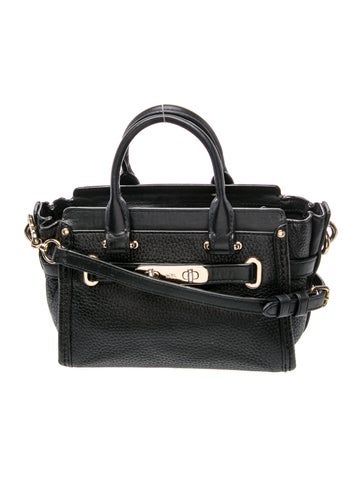 Coach Leather Top Handle Bag