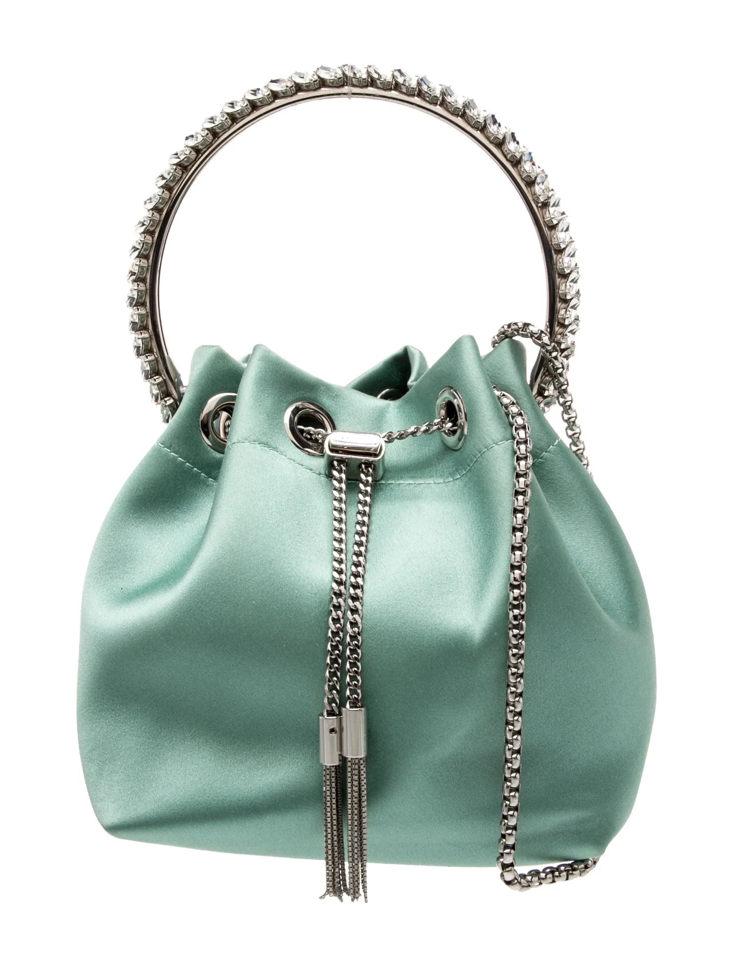 Satin Bucket Bag