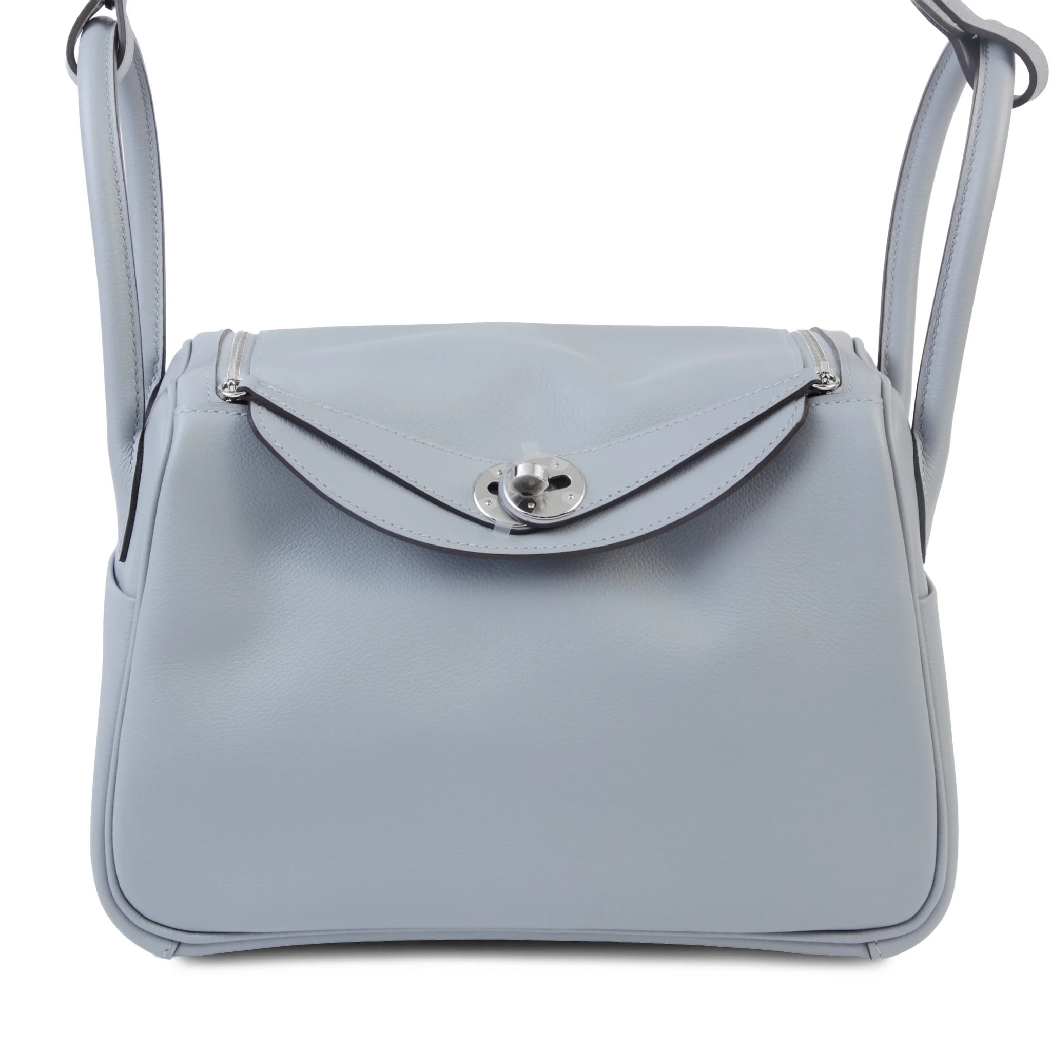 Brand New ( Rank N ) HERMÈS Lindy 26 Gris Pantin (P0) Evercolor Palladium hardware G (2026)