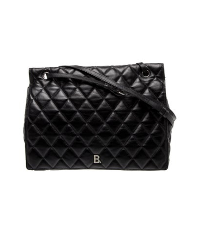 Balenciaga Leather Quilted Shoulder Bag