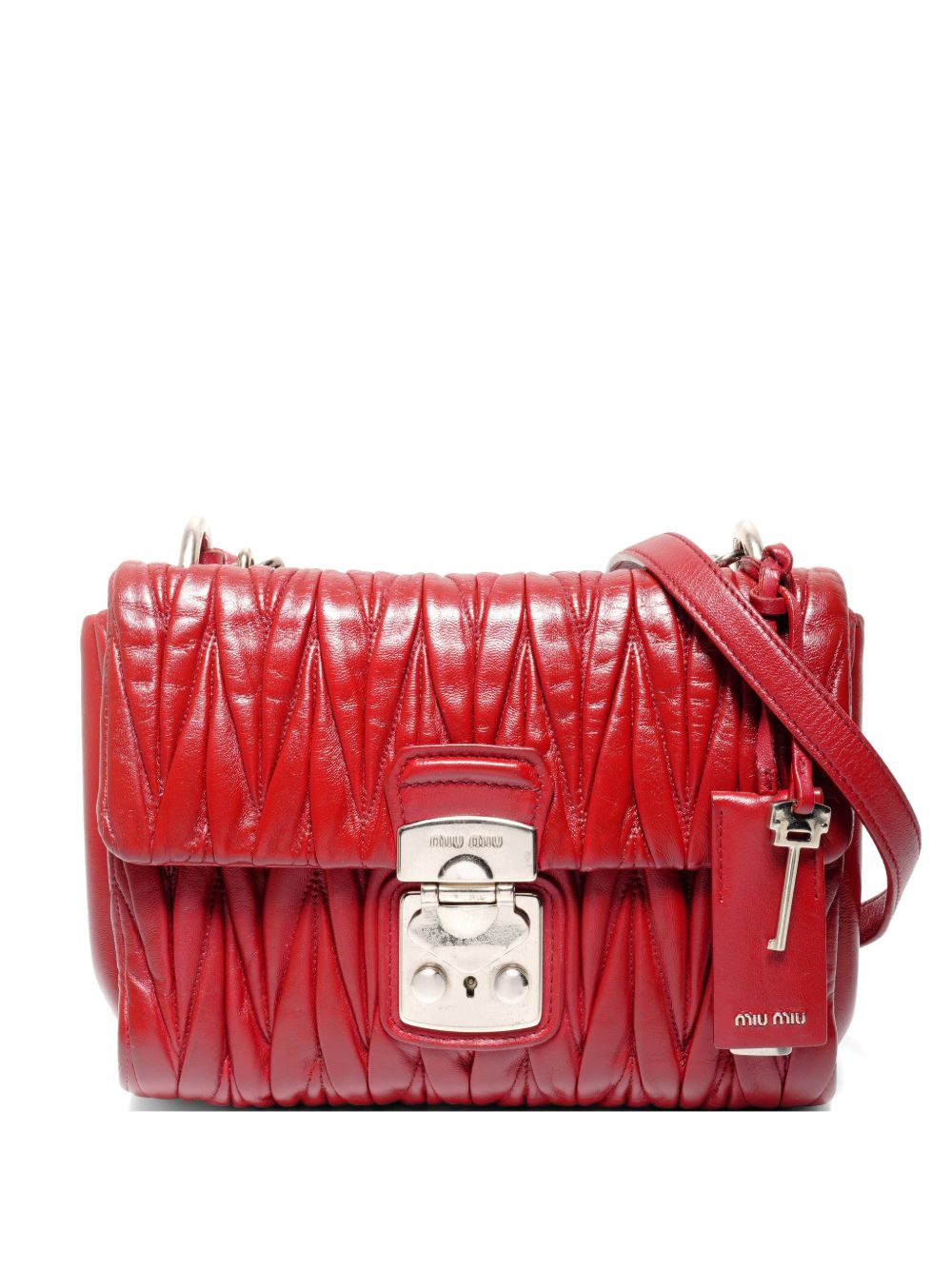 Miu Miu 2015-2020s matelasse shoulder bag