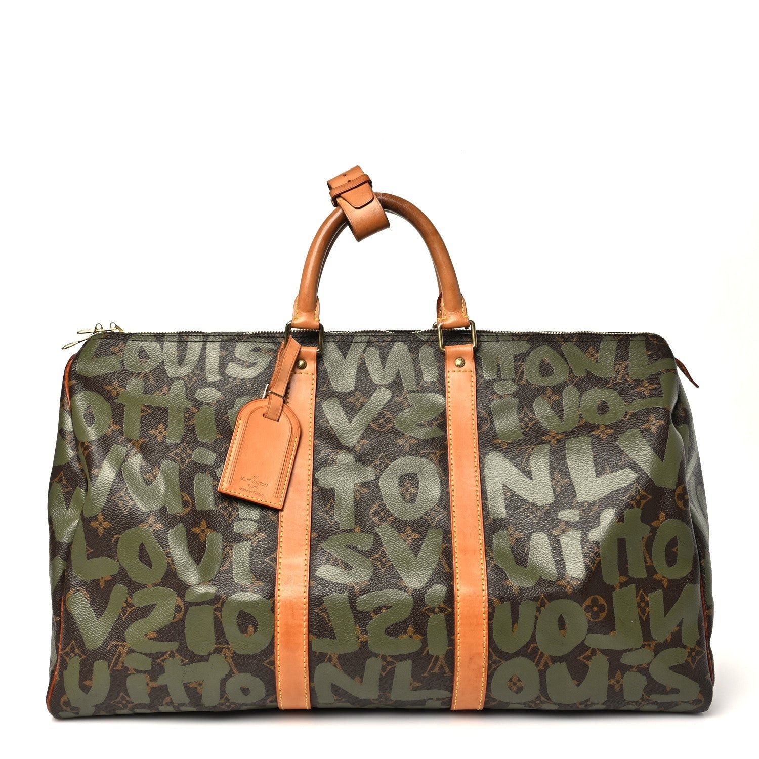 Louis Vuitton Graffiti Keepall 50 Kaki