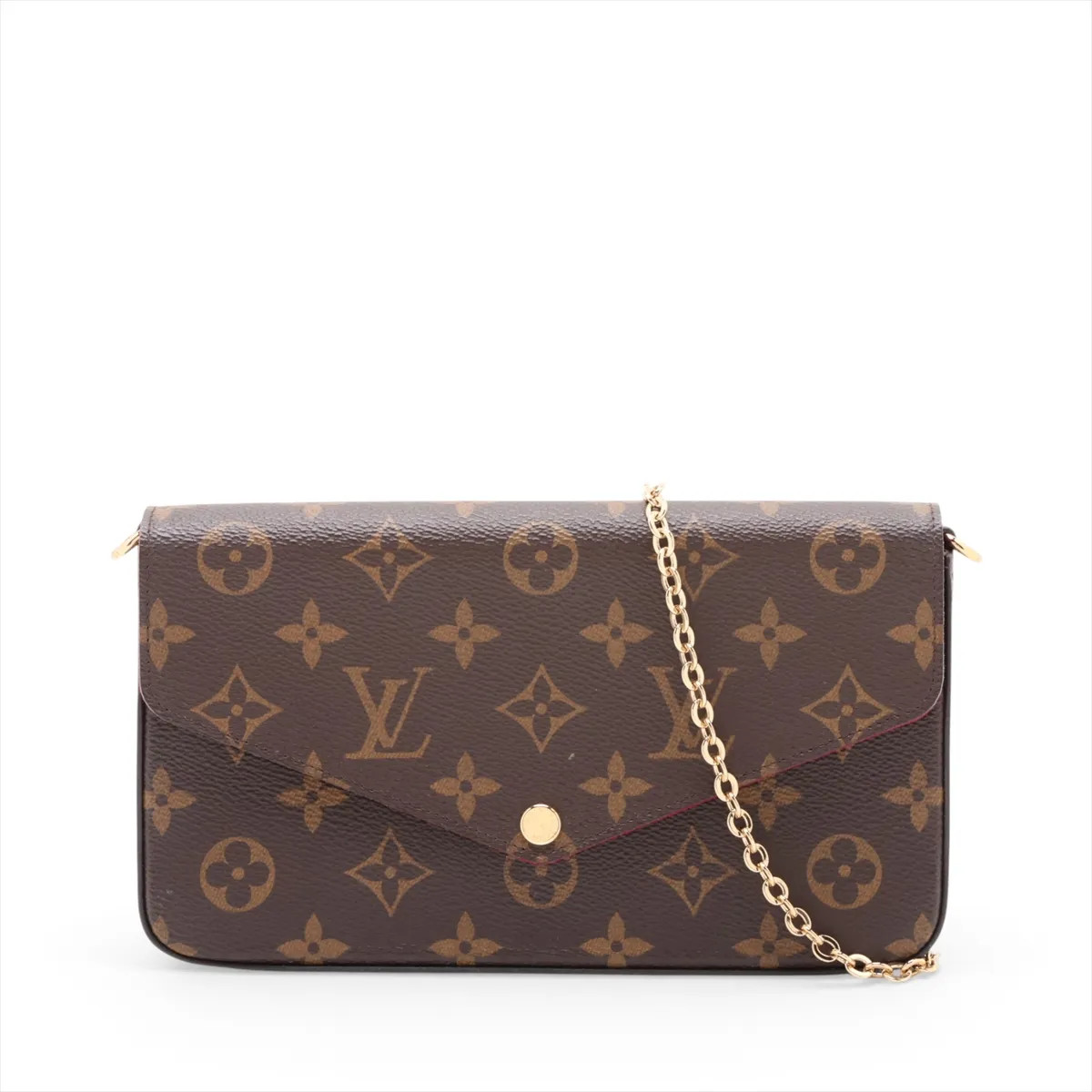 Louis Vuitton Monogram Pochette Felicie M81896 Brown There was an RFID response