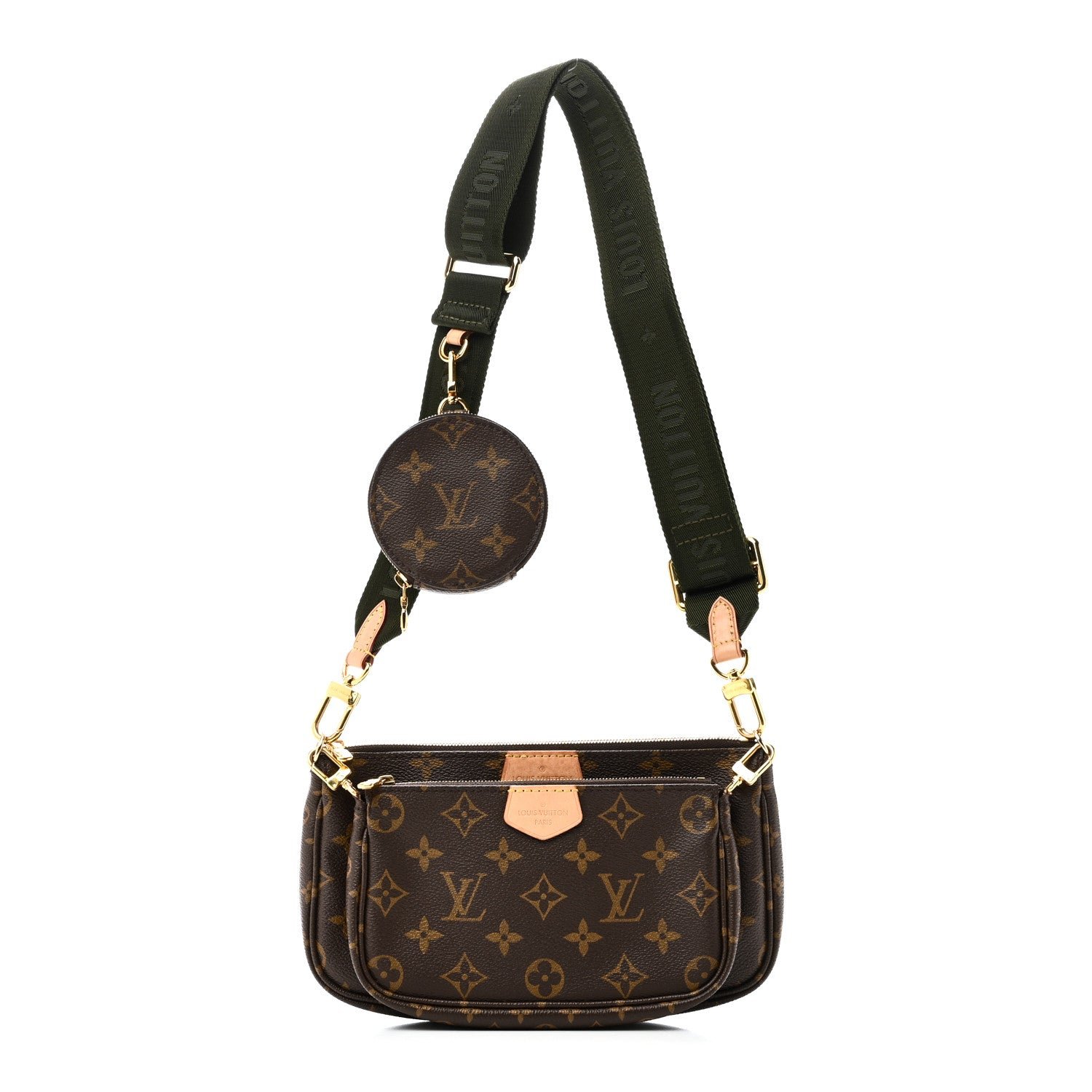 Louis Vuitton Monogram Multi Pochette Accessories Kaki