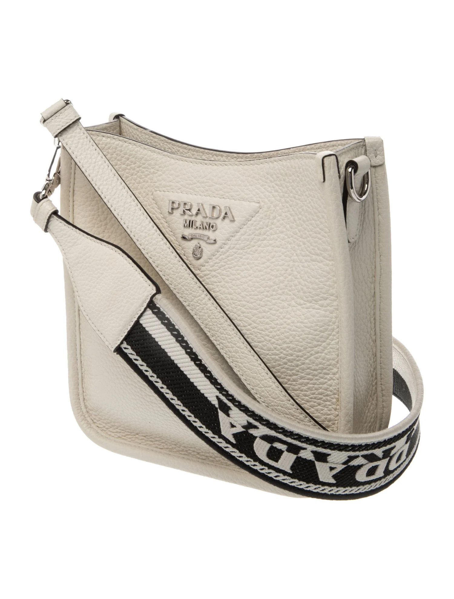 Vitello Daino Leather Hobo Messenger Bag Mini