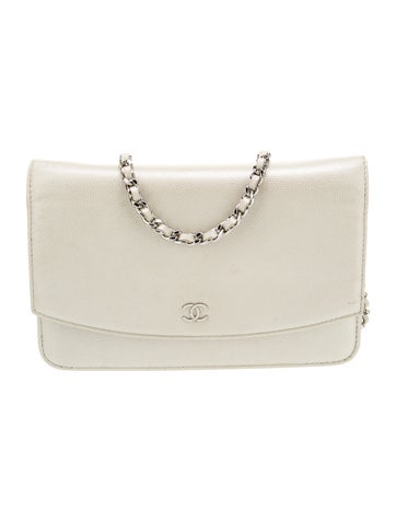 Chanel Sevruga Wallet on Chain