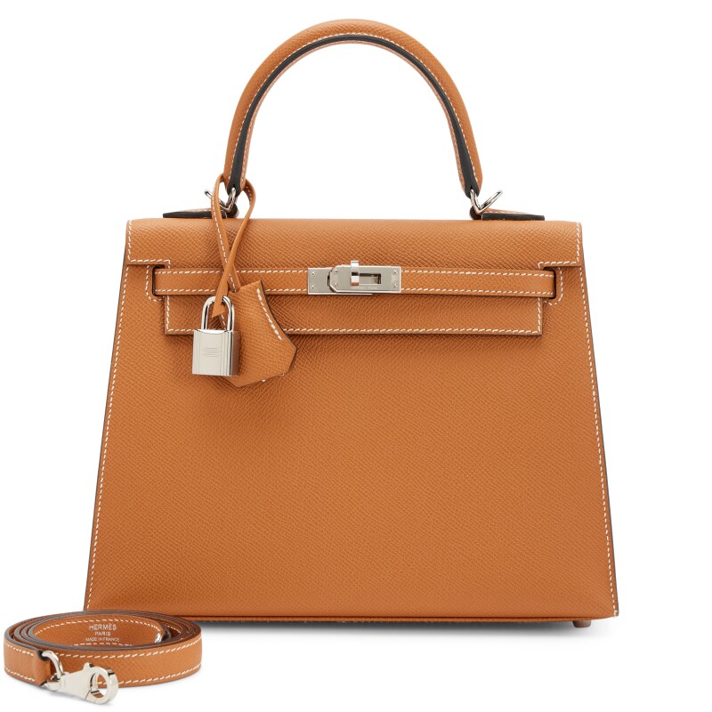 Hermes Gold Epsom Sellier Kelly 25 Palladium Hardware, 2025