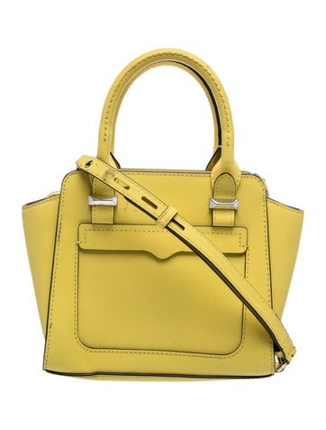 Saffiano Leather Top Handle Bag