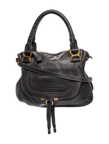 Leather Marcie Shoulder Bag Medium