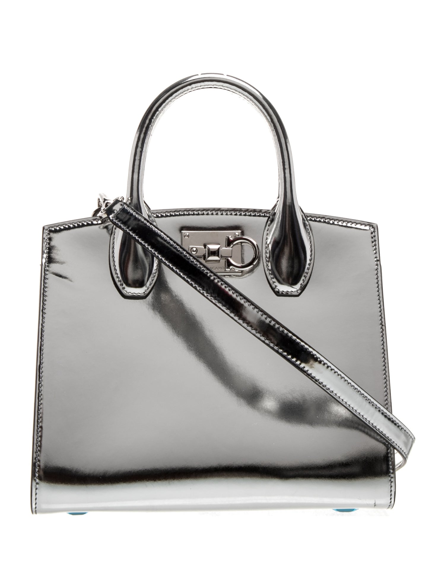 Leather Top Handle Bag