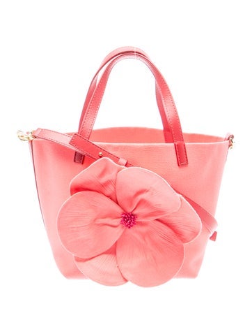 Carolina Herrera Leather Top Handle Bag