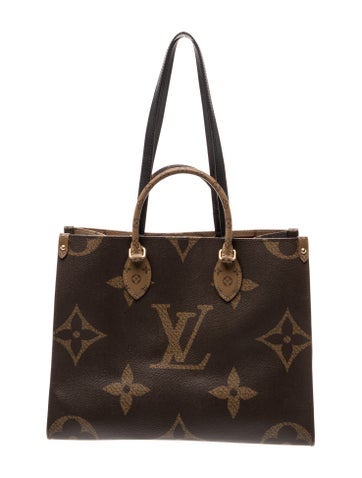 LV Monogram Top Handle Bag Large