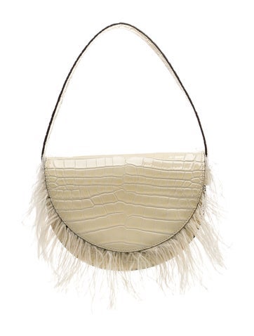 Staud Embossed Leather Shoulder Bag