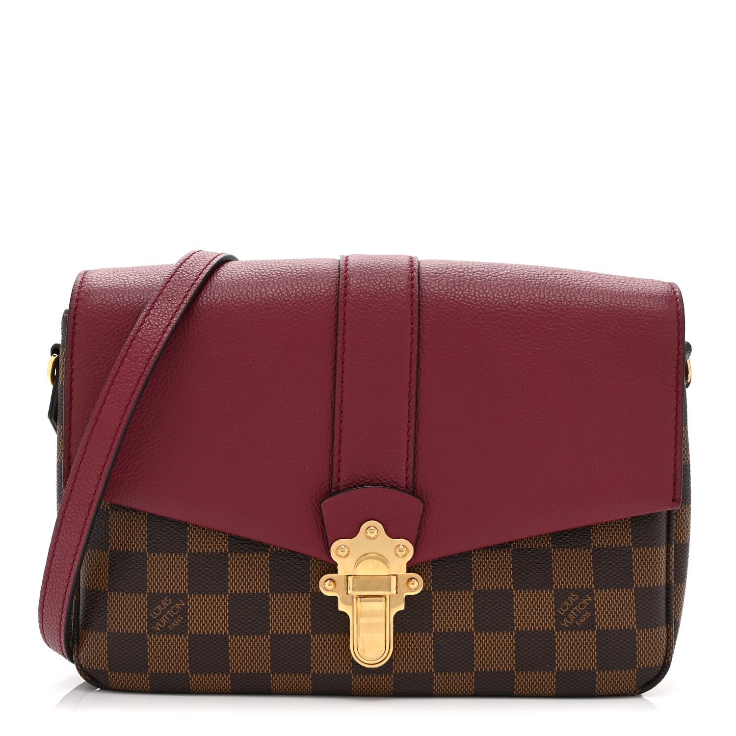 Louis Vuitton Damier Ebene Clapton Raisin