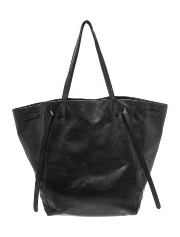 Leather Cabas Phantom w/Belt Medium
