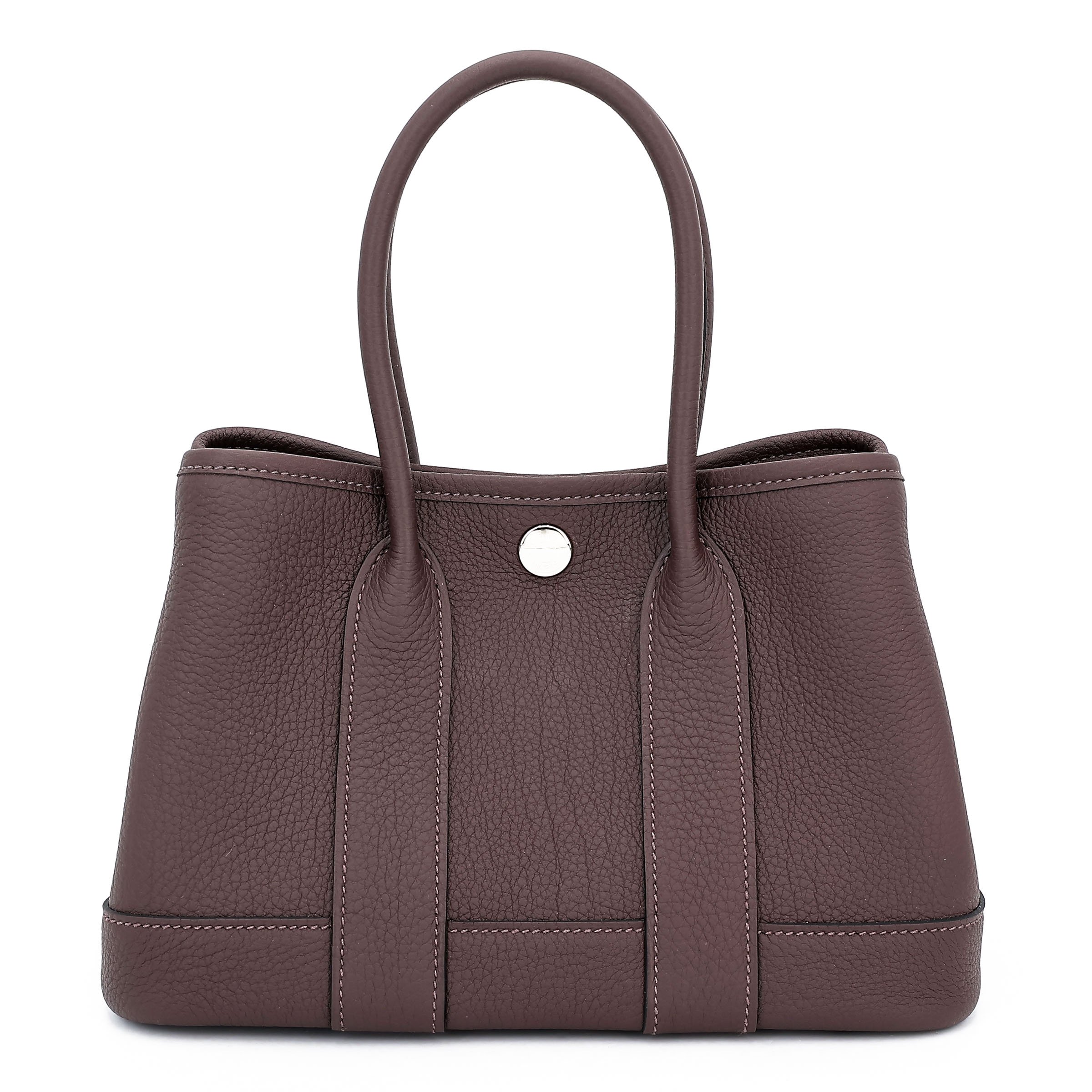 Hermes Brand New ( Rank N ) HERMÈS Neo Garden Party 23 Chocolat (47) Negonda Palladium hardware K (2025)