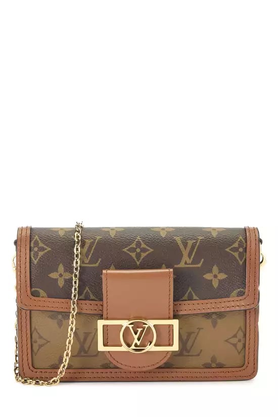 Louis Vuitton Monogram Reversed Dauphine Chain Wallet
