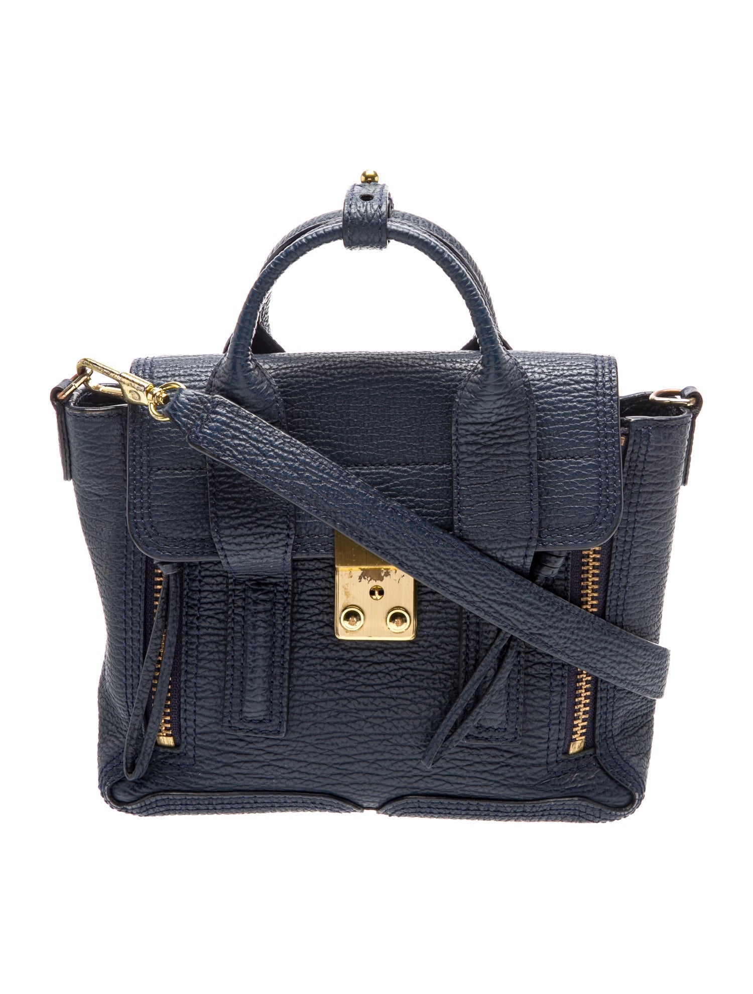 Leather Top Handle Bag