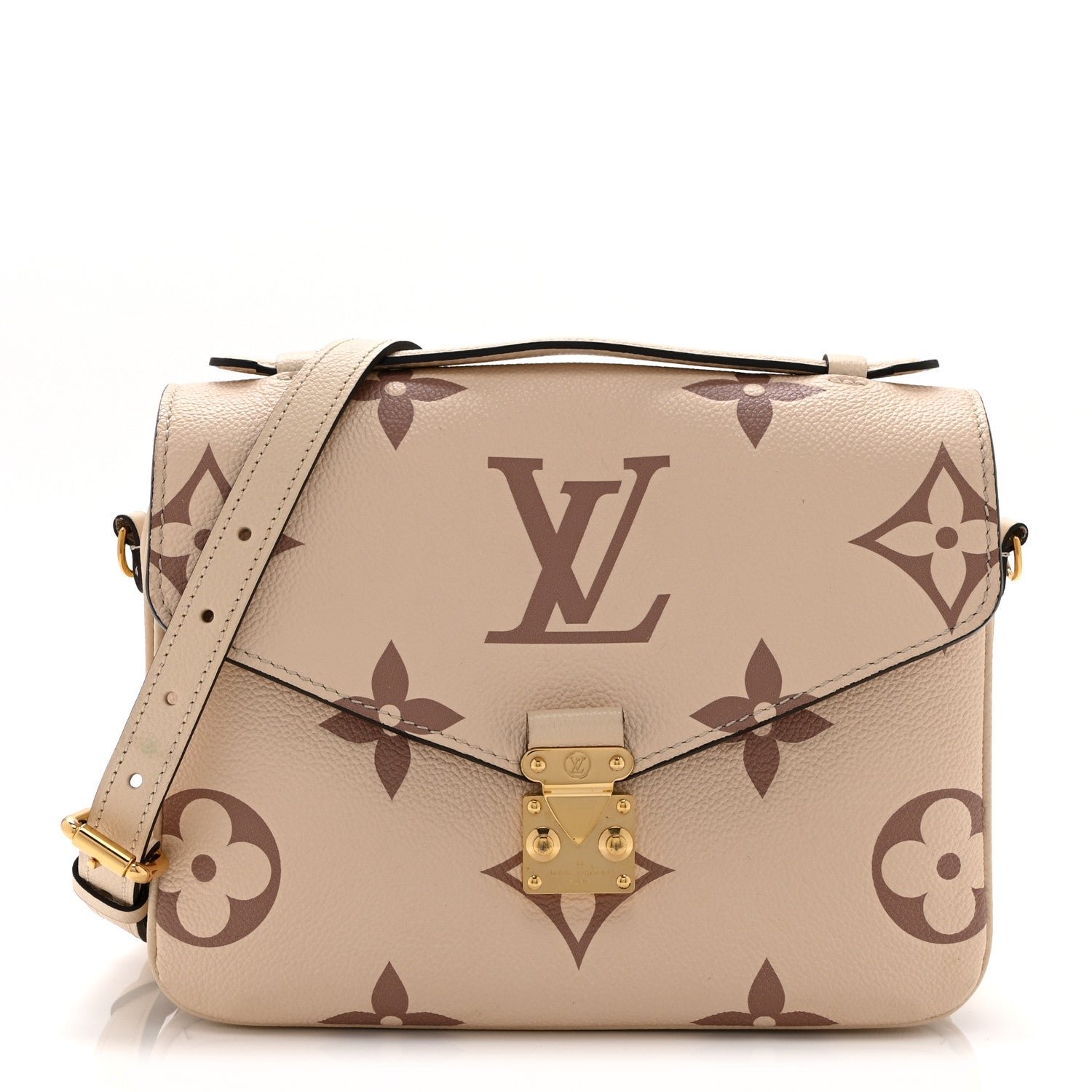Louis Vuitton Empreinte Monogram Giant Pochette Metis Creme Bois de Rose