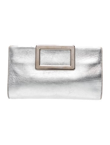 Roger Vivier Leather Clutch