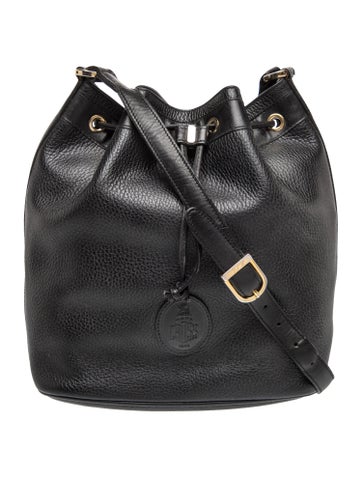 Mark Cross Leather Bucket Bag