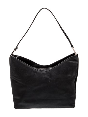 Leather Nylon Shoulder Bag