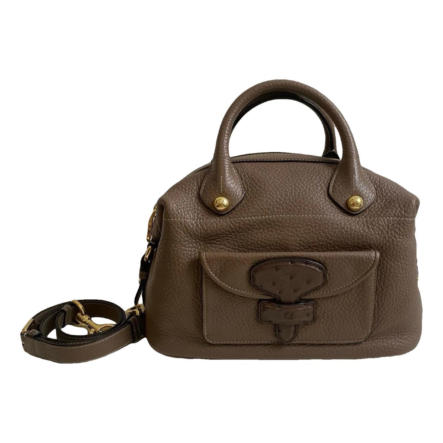 Leather handbag