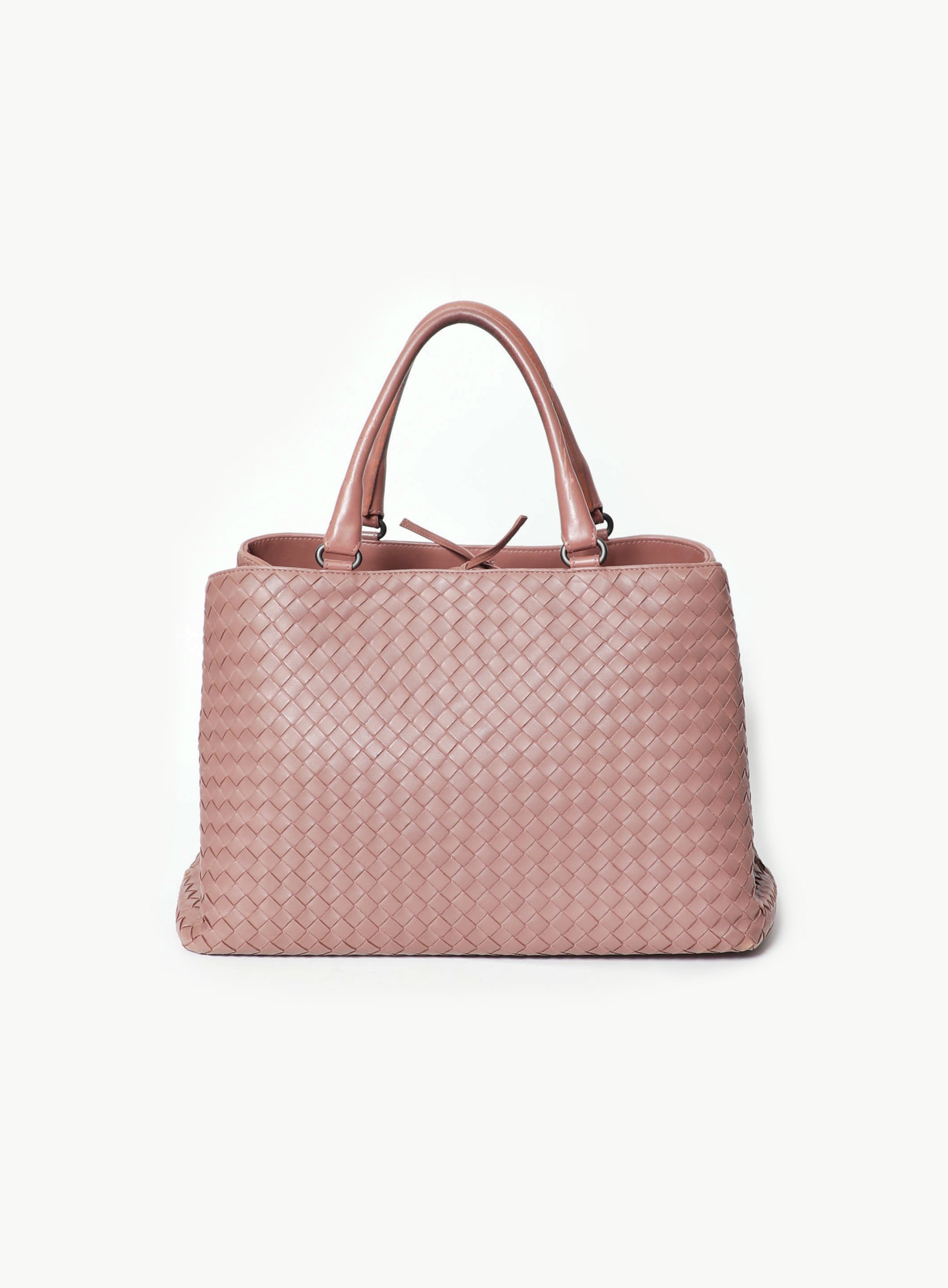 Bottega Veneta Mauve Intrecciato Tote Bag