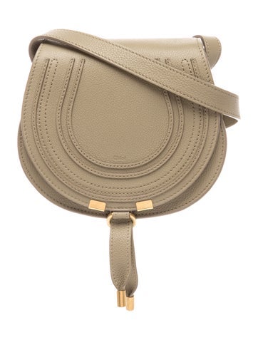 Leather Marcie Saddle Crossbody Bag Small