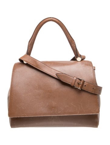 Leather Top Handle Bag