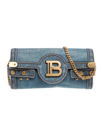 Balmain Denim Crossbody Bag