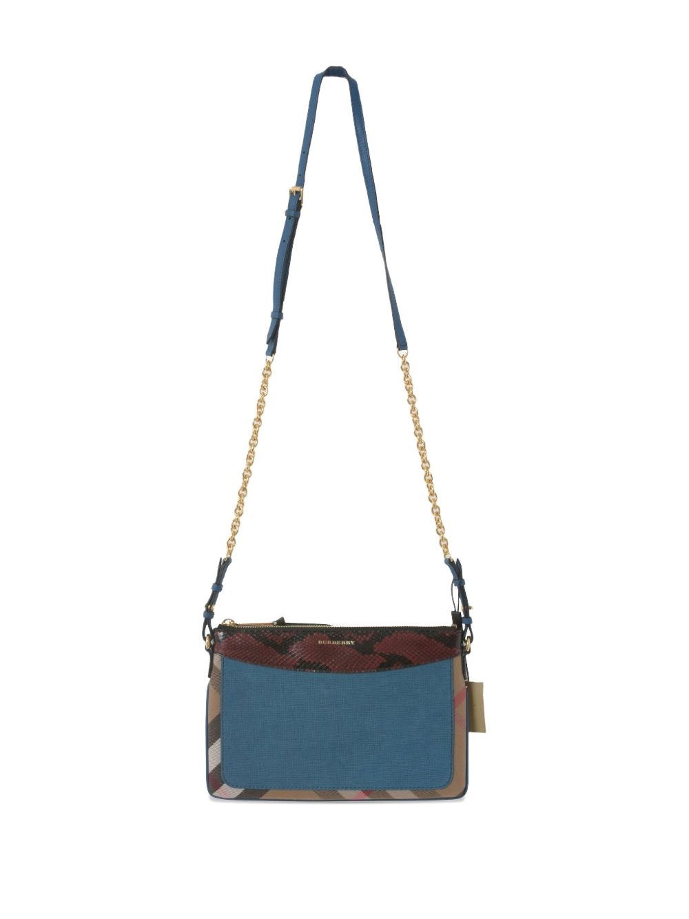 Burberry canvas clutch bag