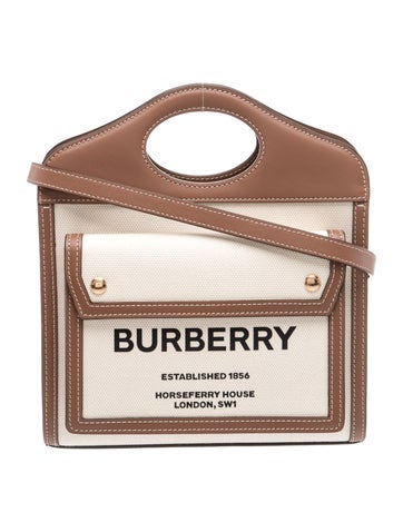 Canvas Mini Two-Tone Pocket Bag