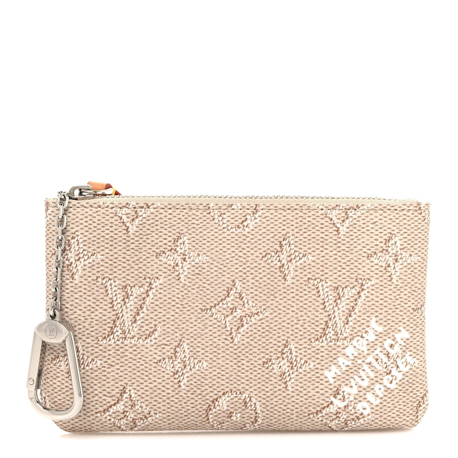 Louis Vuitton Monogram Heritage Key Pouch S Beige