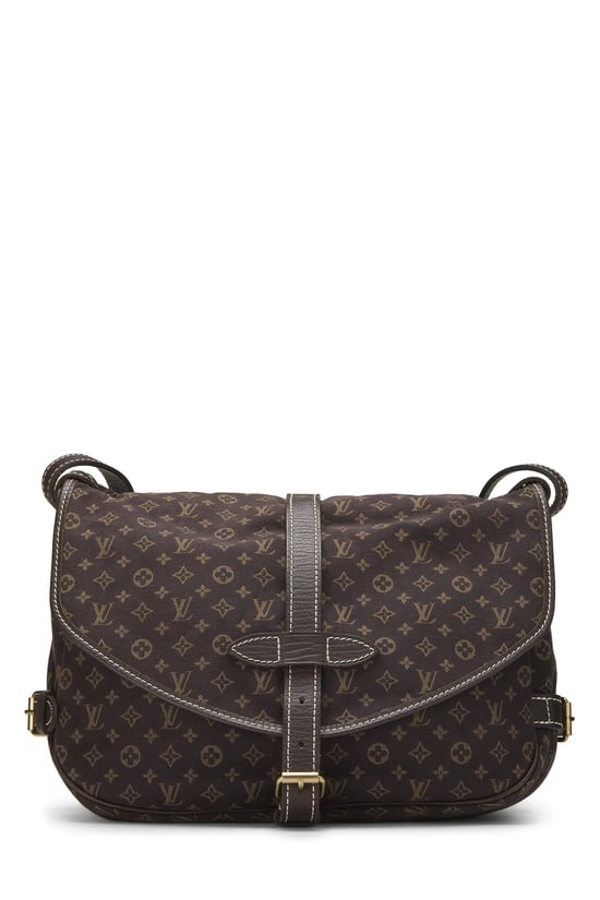 Louis Vuitton Brown Mini Lin Saumur 30