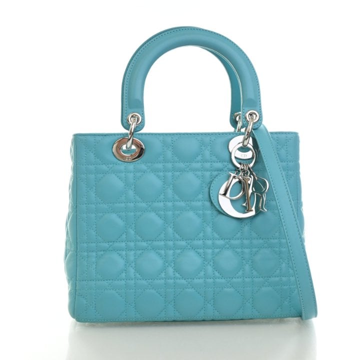 Christian Dior Medium Lambskin Lady Dior