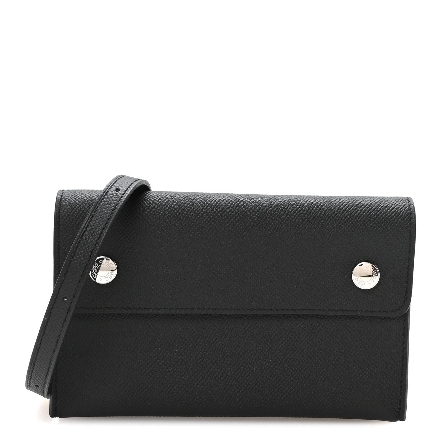 Hermes Epsom Hermesnap Wallet Black